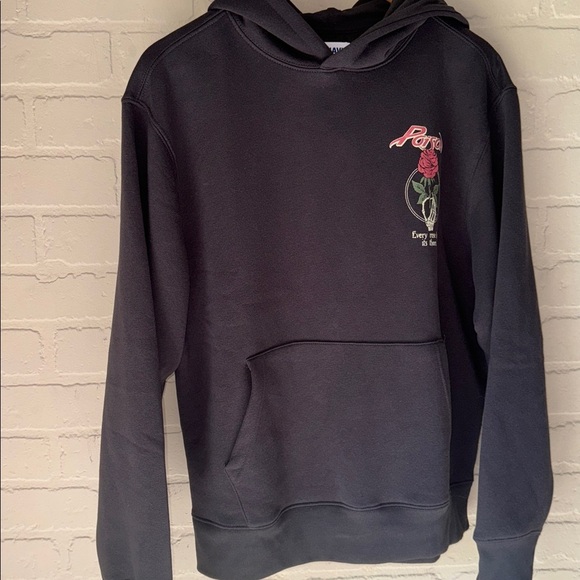 Poison Band sweatshirt heavy metal rock NeW gray every rose has its thorn - Picture 2 of 4